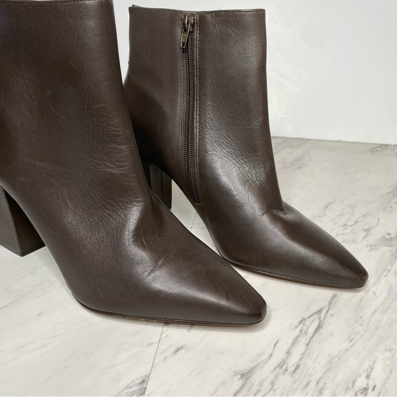 Vince Camuto Cammen Pointed Toe Brown Bootie 10 10 1/2 - Picture 9 of 14